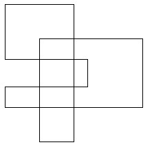 図1 交差する多角形