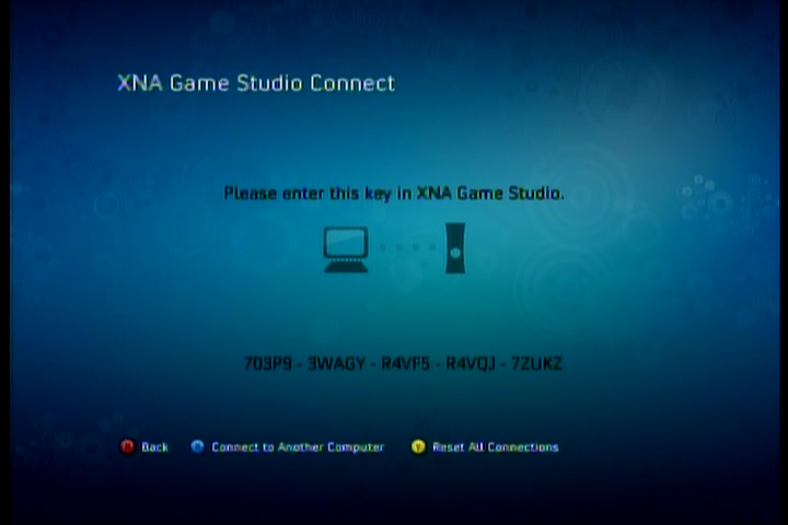図1 XNA Game Studio Connect